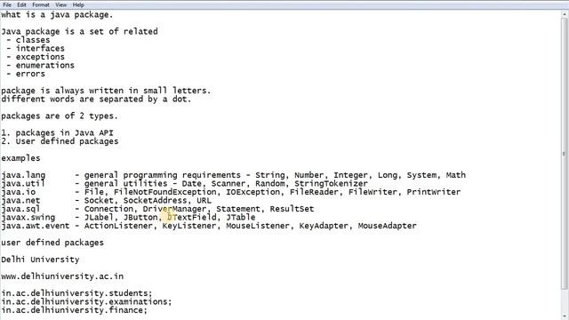 Java - package смотреть онлайн