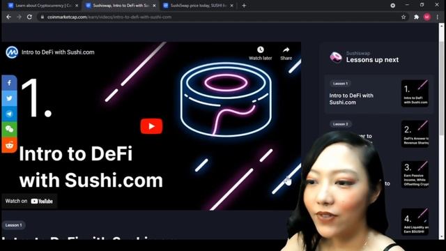 Hungry for SUSHI! | CoinMarketCap Learn & Earn | Block Tides | Blockchain Technology & Crypto смотреть онлайн