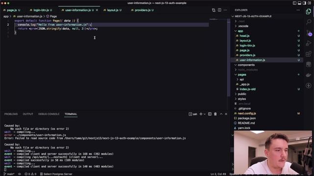Next.js 13 - How to add Authentication (app folder) смотреть онлайн