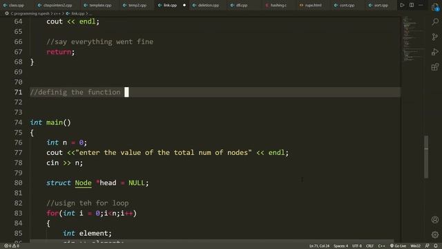 Find middle node in Linked list || c/c++ program to find the middle node || Two pointer approach смотреть онлайн