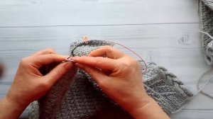 Как связать стильный жилет спицами? Часть 2