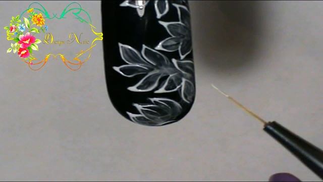 Дизайн ногтей "Кружево"выполненный акриловыми и гель красками.Идеи маникюра для начинающих. смотреть онлайн