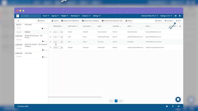 Create permission levels for users on InEvent | How to InEvent смотреть онлайн