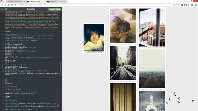 [#4] Tumblr Tutorial - Update JQuery, Masonry and Infinitescroll