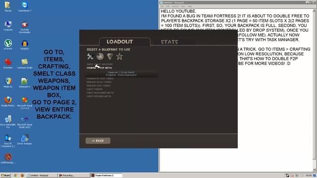 How to double Free-To-Play backpack storage in TF2 смотреть онлайн