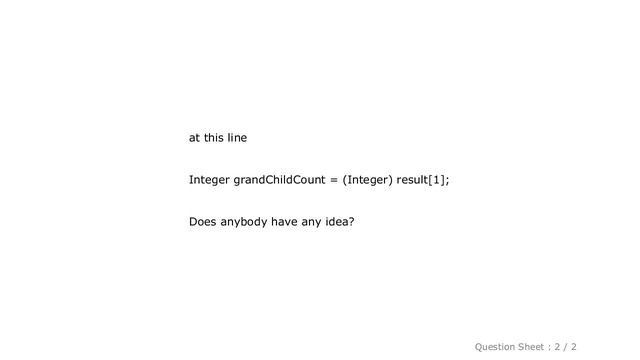 MySQL : java.math.BigInteger cannot be cast to java.lang.Integer смотреть онлайн