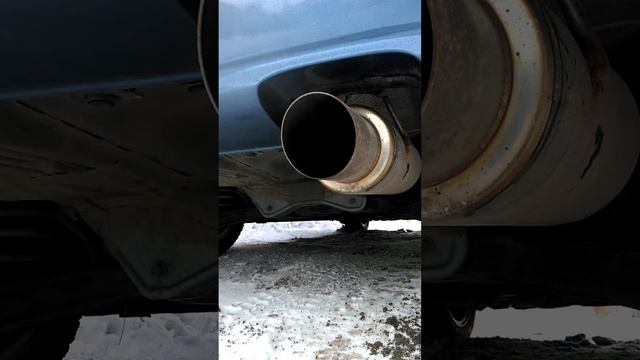 Звук штатного тюнинг выхлопа от Civic в кузове Eu3