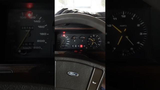 Cold start -14 ^C Ford Granada diesel 2.3 XD3 Indenor смотреть онлайн