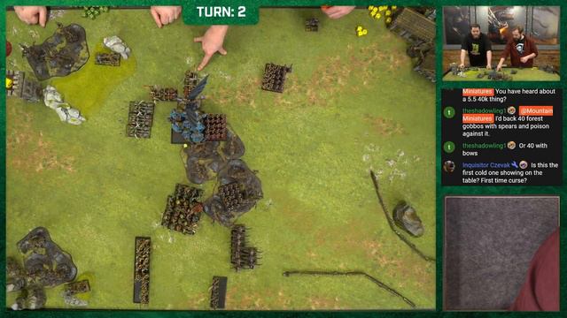 Dark Elves vs Orcs & Goblins Warhammer Armies Project LIVE Battle Report Reupload смотреть онлайн