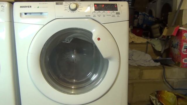 Hoover WDYNS654D Washer Dryer : Cotton (Pt 12/12) Final Spin 1400rpm