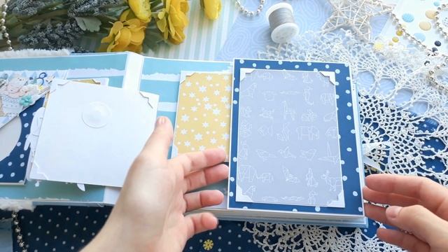 Скрапбукинг. Мои работы. Обзор детского альбома для мальчика смотреть онлайн