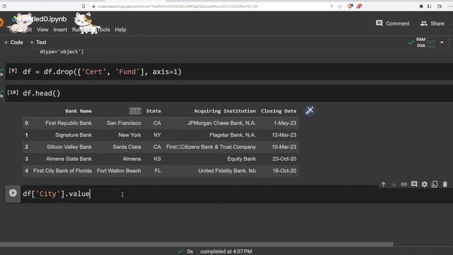 Failed Banks List Data Analysis with Pandas -- Beginner Project смотреть онлайн