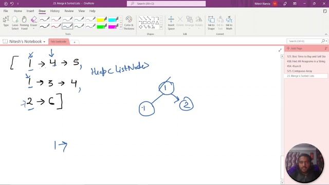 Merge k Sorted Lists | Leetcode 23 | HARD | LinkedList | Divide&Conquer | Heap | MergeSort смотреть онлайн