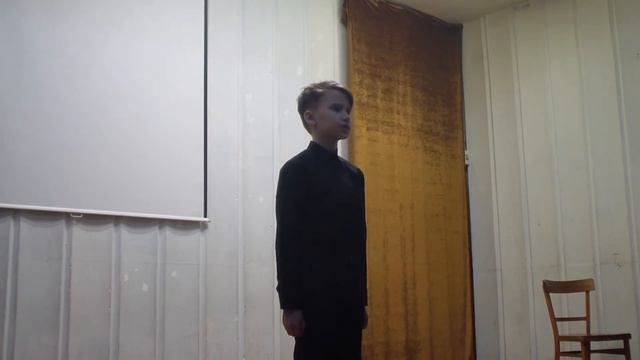 Ваня читает "Открытое письмо" К. Симонова смотреть онлайн