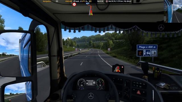 Euro Truck Simulator 2 /1.47 / Mercedes-Benz Actros MP3 by Dotec / Trailer Kogel / Skin Hans Kolb смотреть онлайн