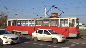 Кемерово, трамвай 71-605 № 108. 1080p 50 FPS!