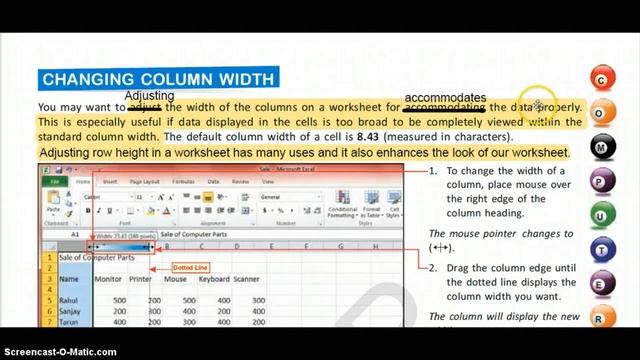 Introduction to MS-Excel, Ch 5, Question Answers, Book Exercises, Class 6, Computer, APS, IT Planet смотреть онлайн