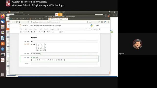 GTU-GSET [Webinar#4] Performing statistical operations with python Numpy смотреть онлайн