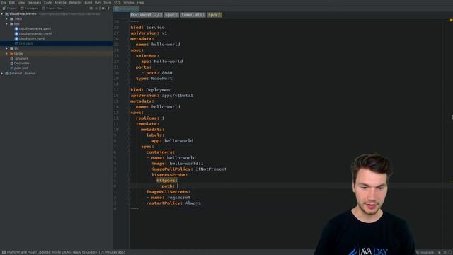 Kubernetes support in IntelliJ смотреть онлайн