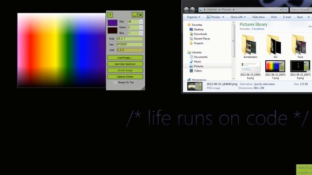 C# Color Picker tool Demo смотреть онлайн