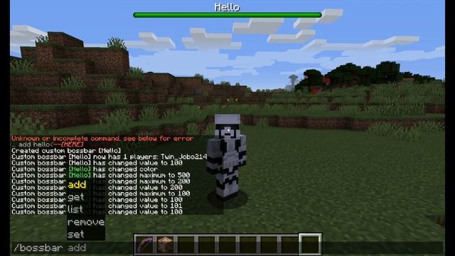 How to use /bossbar in Minecraft смотреть онлайн