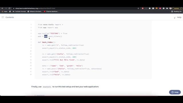 Learn Python The Hard Way Exercise 51 Getting Input from a Browser смотреть онлайн
