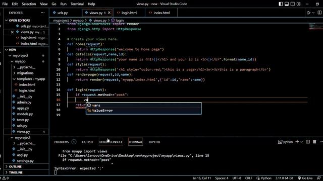 Django|07|Login page and model creation смотреть онлайн