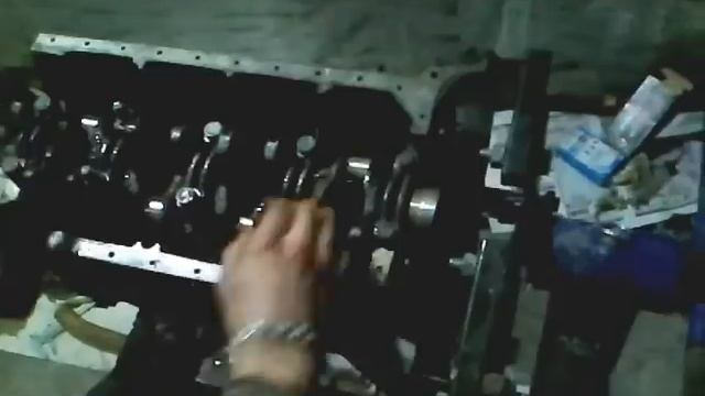 Установка Коленчатого вала " Коленвала" на двигатель Mercedes m102 2.0 смотреть онлайн
