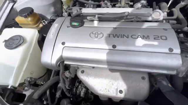 1994 Toyota Corolla Ceres MT5 Silver Top Yamaha head cylinder 4A-GE смотреть онлайн
