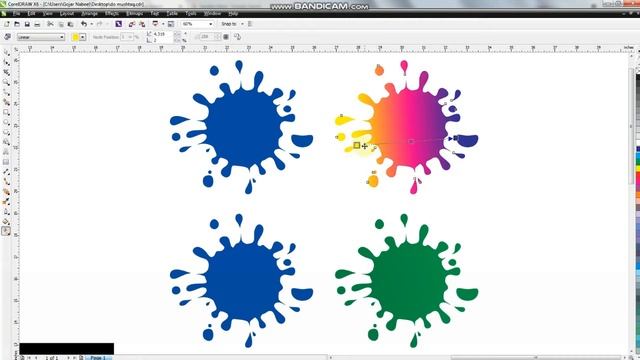 Learn CorelDRAW : Very Easy Steps To Better #ICON Design | Ink Splash Vector | Best Tips & Tricks | смотреть онлайн