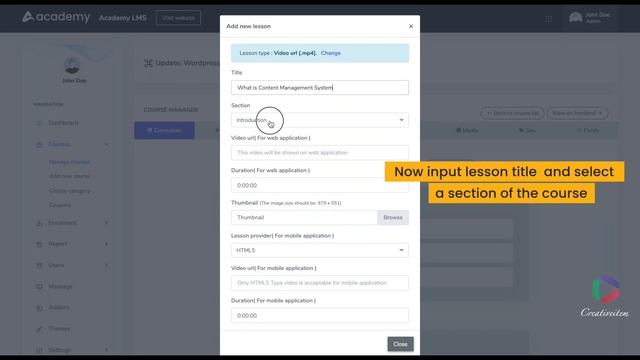 How to create and organize lessons in Academy LMS смотреть онлайн