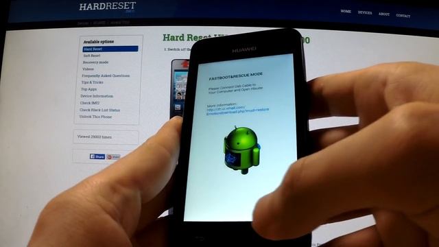 Fastboot Mode HUAWEI Ascend Y300 - how to open and quit fastboot смотреть онлайн