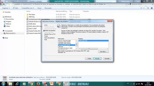 Aula 01 (AutoCAD 2012) - Como criar uma impressora virtual смотреть онлайн