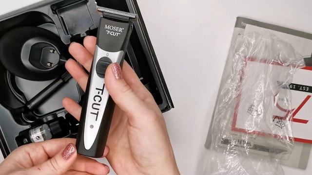 Moser T-Сut | Профессиональный беспроводной триммер для стрижки волос | Распаковка | Обзор смотреть онлайн