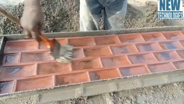 Удивительный процесс изготовления плитки и кирпича смотреть онлайн