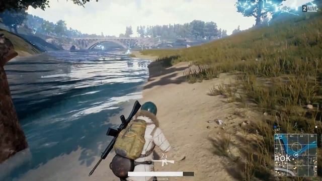 Smallest final circle ever - PLAYERUNKNOWN's Battlegrounds Closed Beta смотреть онлайн