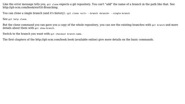 Unix & Linux: Fetch a specific branch using git (3 Solutions!!) смотреть онлайн