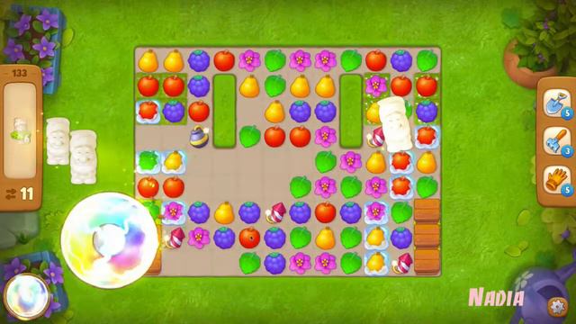 Gardenscapes Level 133. No Boosters used смотреть онлайн