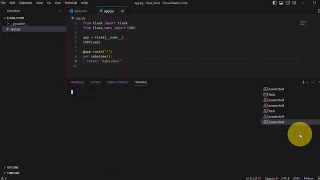 ระบบร้านอาหาร Python Flask by Visual Studio Code EP19 смотреть онлайн