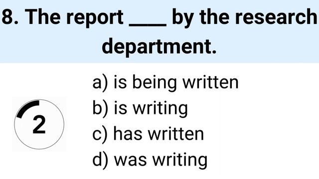 Present Continuous Passive | Grammar Quiz | Can you score 15/15 in this quiz? смотреть онлайн