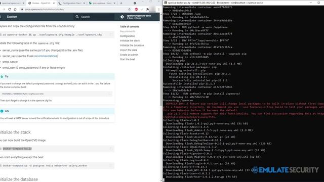 OpenCVE Installation смотреть онлайн