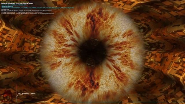AMD RX580 2048SP 8GB - FurMark test смотреть онлайн