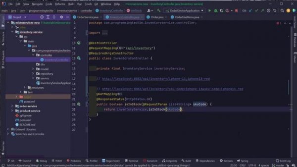 Spring Boot Microservices Project Example - Part 2 | Inter Service Communication