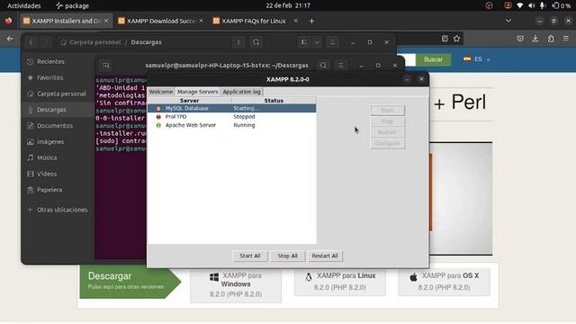 Como Instalar Xampp en Ubuntu 22 04 para utilizar Mysql смотреть онлайн