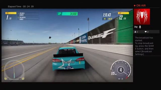 Project Cars 3 Daytona Road Course Ford Fusion Stock Car смотреть онлайн