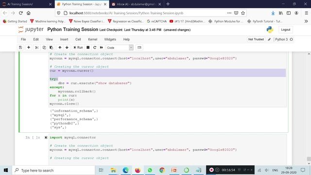 45 MySQL Python Class 1 смотреть онлайн