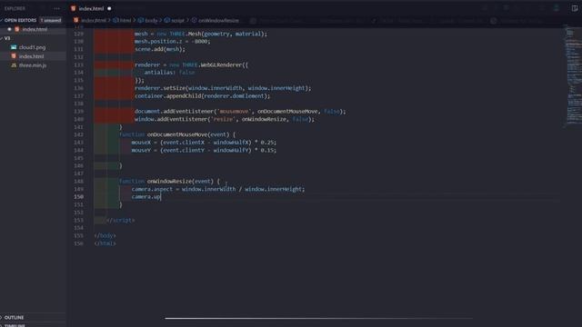 How to Create a Stunning 3D Sky with Moving Clouds in Three.js | Three.js Tutorial смотреть онлайн