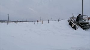 Самодельный гусеничный вездеход.