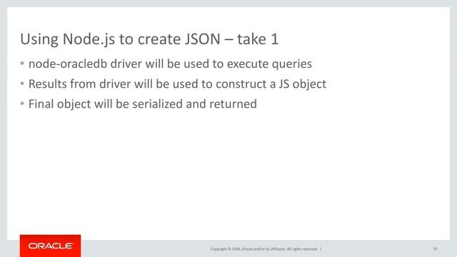 Relational to JSON with Node смотреть онлайн