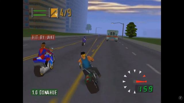 Road Rash 64 Full gameplay смотреть онлайн